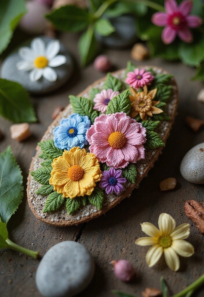 14 Bohemian Embroidered Hair Claw Clips That Will Transform Your Look (Just Wait for #5!) - 11. Nature-Inspired Designs