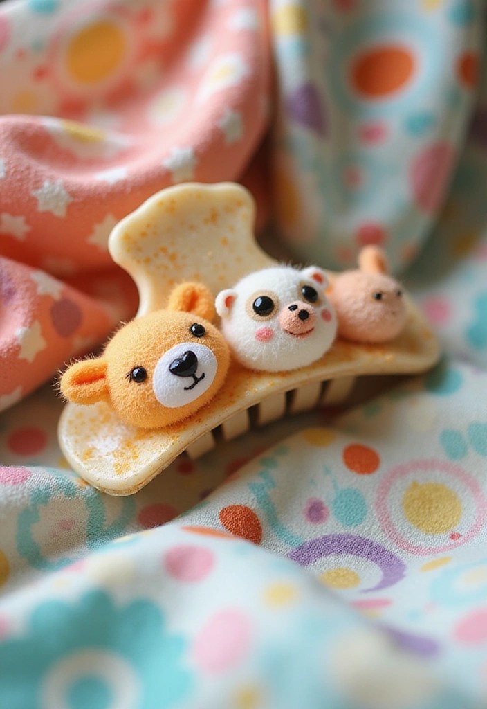 14 Bohemian Embroidered Hair Claw Clips That Will Transform Your Look (Just Wait for #5!) - 13. Whimsical Animal Motifs