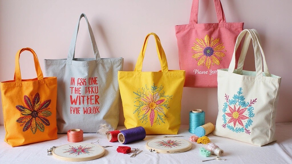 10 DIY Embroidered Tote Bags That Will Make You the Queen of Crafting (Wait Until You See&nbsp;#4!)