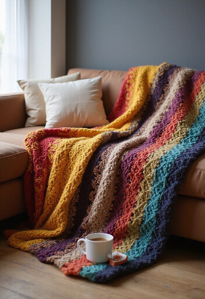 12 Easy Beginner Art Yarn Projects That Will Make You Say 'I Can Do This!' - 11. Cozy Blanket