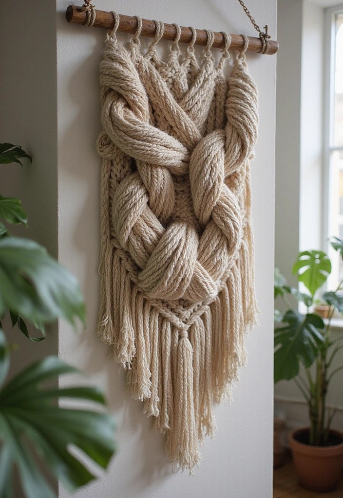 12 Easy Beginner Art Yarn Projects That Will Make You Say 'I Can Do This!' - 3. Textured Wall Hanging