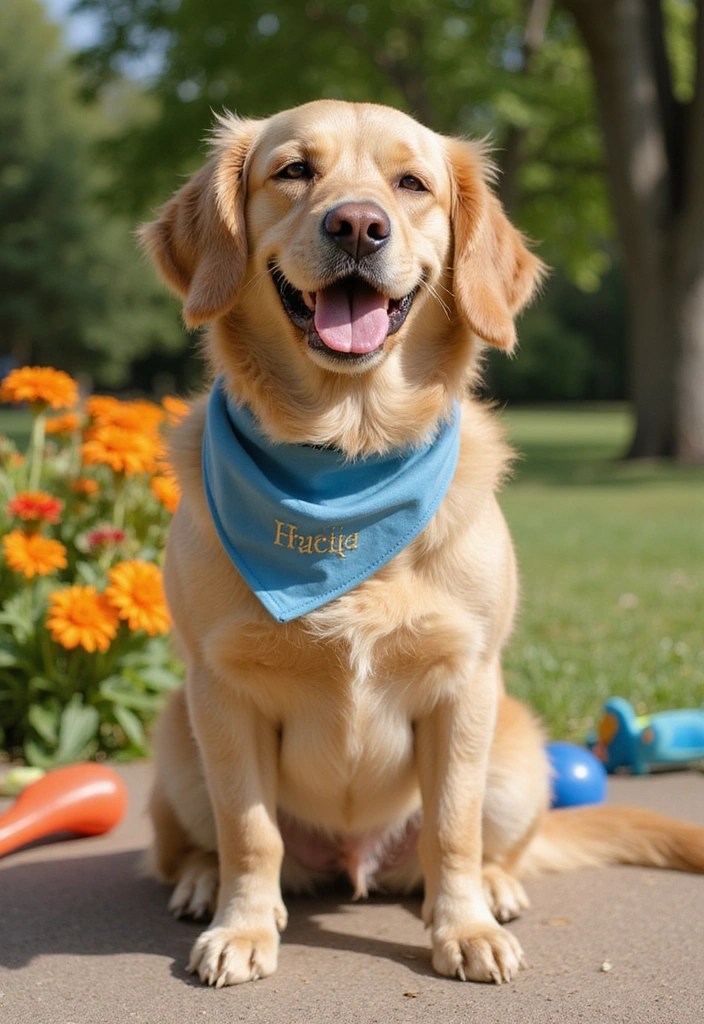 12 Unique Embroidered Gifts that Will Wow Your Friends (Especially #5!) - 6. Custom Embroidered Pet Accessories