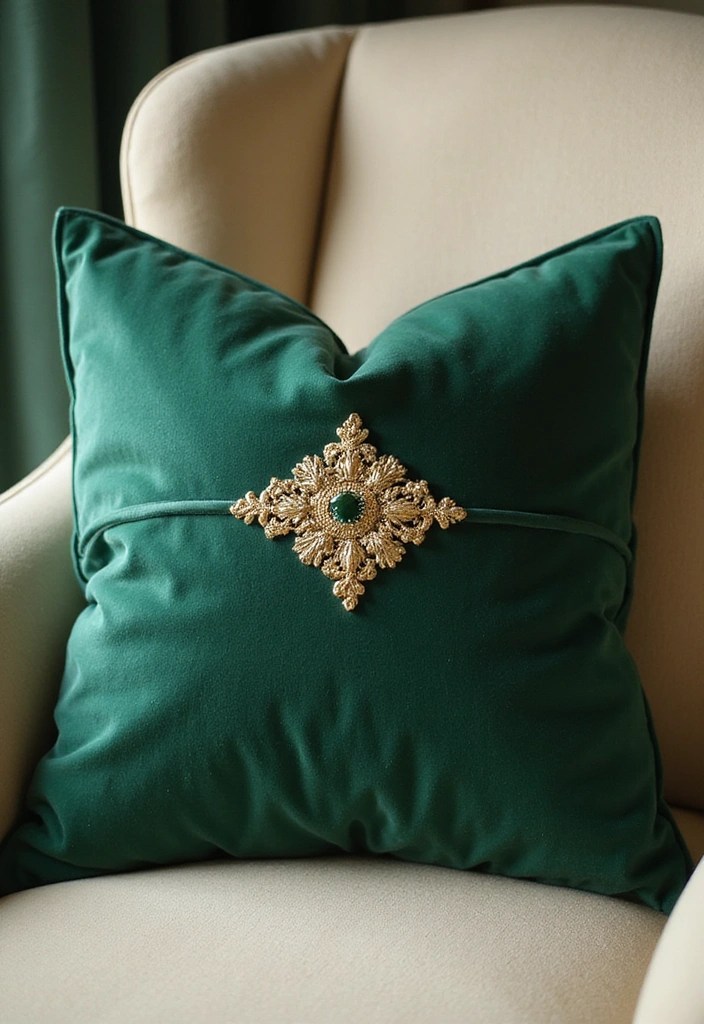 16 Embroidered Velvet Pillows That Will Instantly Elevate Your Home Decor (You Won't Believe #9!) - 1. Regal Jewel Tones