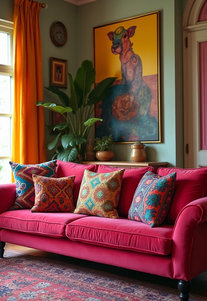 16 Embroidered Velvet Pillows That Will Instantly Elevate Your Home Decor (You Won't Believe #9!) - 10. Bold Patterns