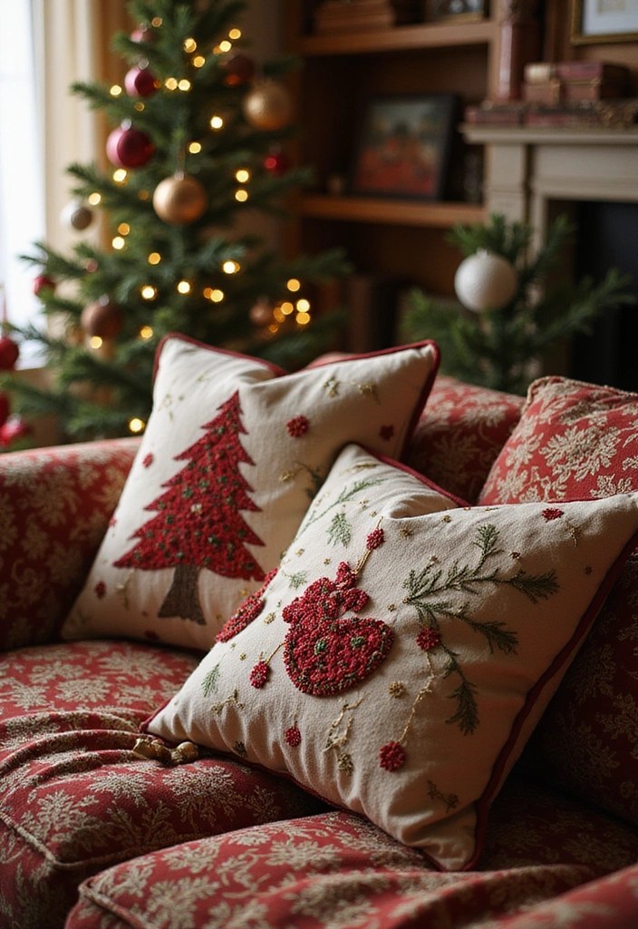 16 Embroidered Velvet Pillows That Will Instantly Elevate Your Home Decor (You Won't Believe #9!) - 12. Themed Decor