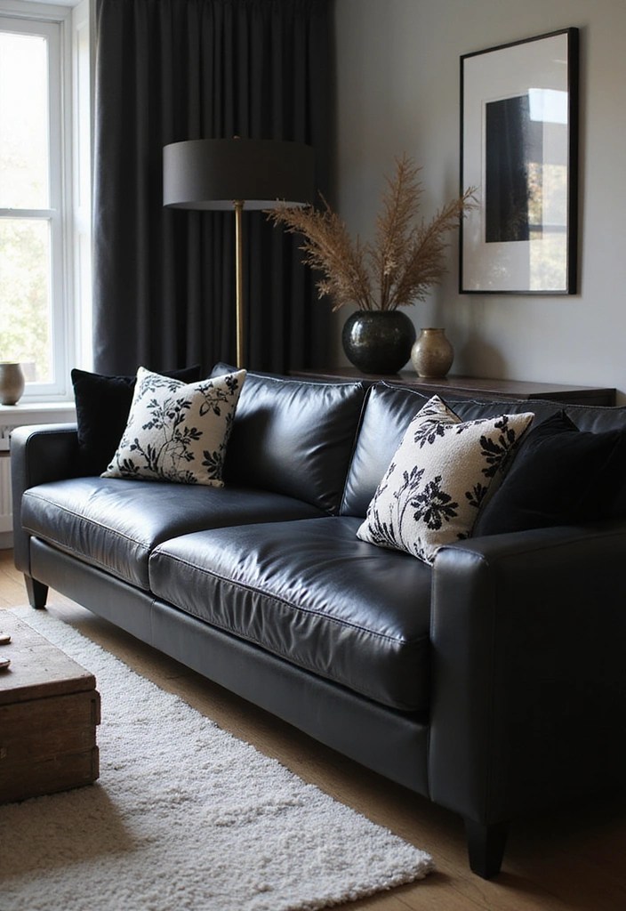 16 Embroidered Velvet Pillows That Will Instantly Elevate Your Home Decor (You Won't Believe #9!) - 8. Monochrome Magic