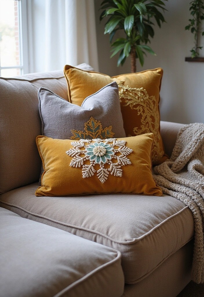 16 Embroidered Velvet Pillows That Will Instantly Elevate Your Home Decor (You Won't Believe #9!) - 9. Elegance Through Texture