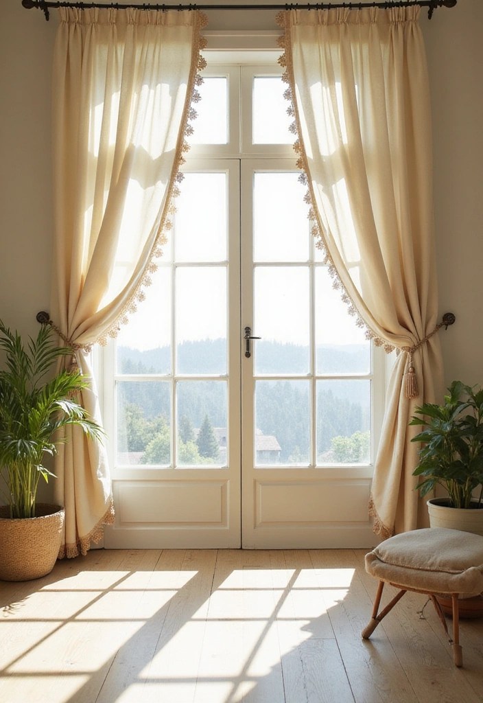 9 Stunning Ways to Use Embroidered Trim in Your Home Decor (You Won't Believe #4!) - 3. Embroidered Curtains